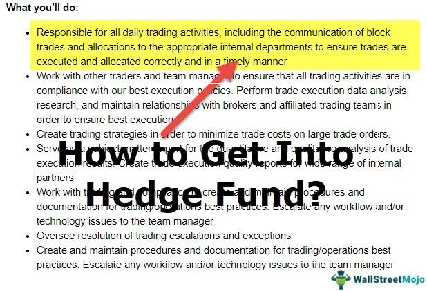 How to Get Into Hedge Fund?
