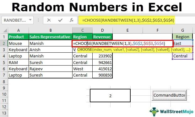 Random Numbers in Excel