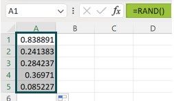 Randomize List In Excel