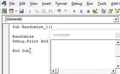 VBA Randomize