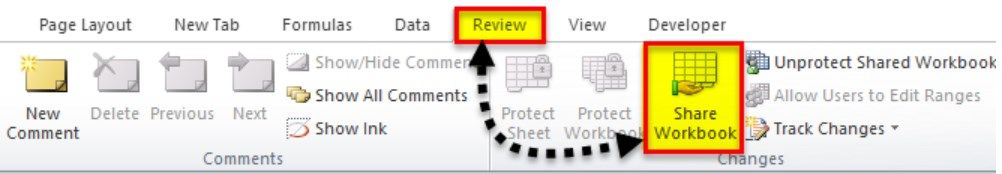 Share An Excel Workbook
