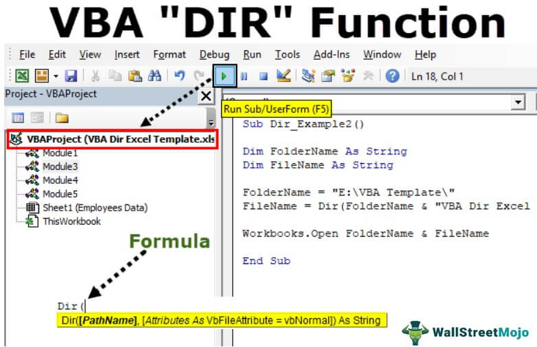 VBA DIR Function