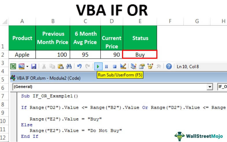 VBA IF OR