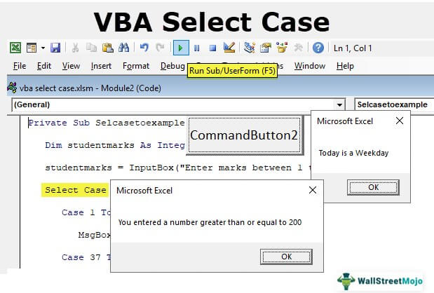 VBA Select Case