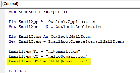 VBA Send Email - Step 9