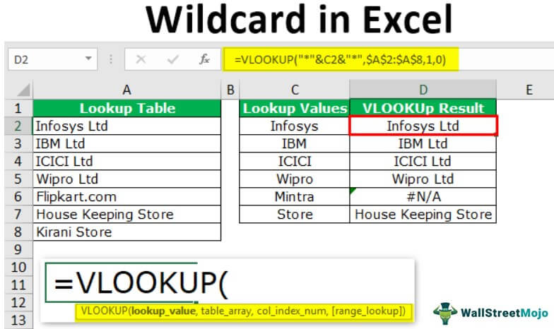 Wildcard-in-Excel